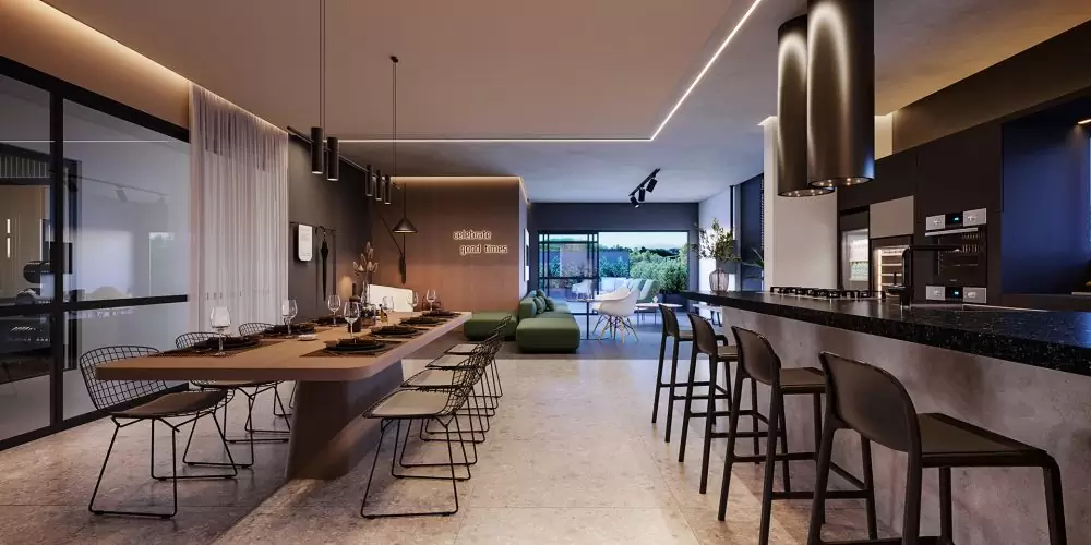 11. Gourmet com piscina privativa