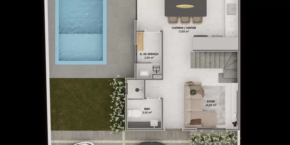 13 - PLANTA TÉRREA ESQUINA