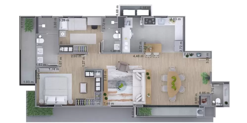 Plantas comerciais - 301 Opção 2